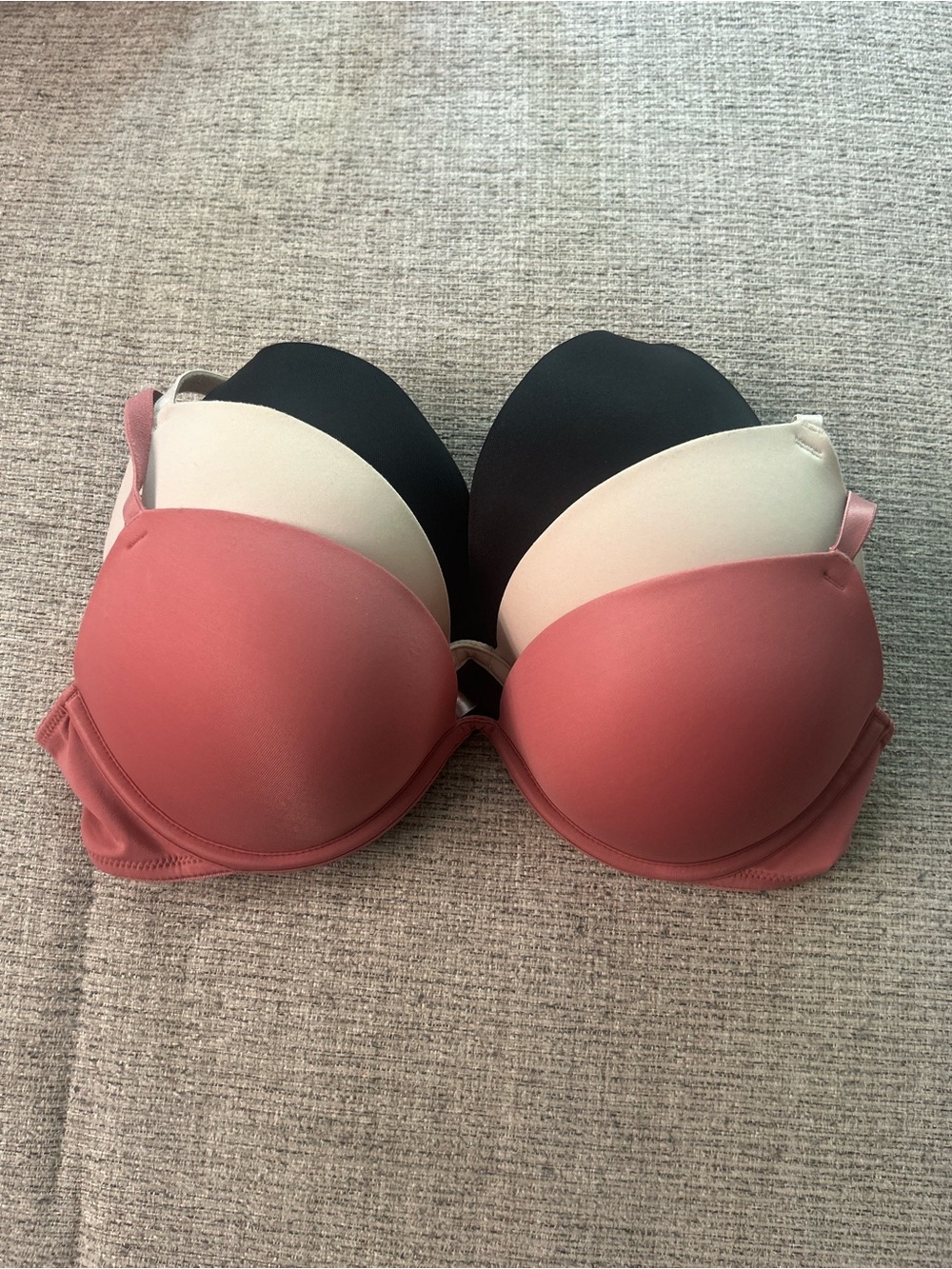 PINK Victoria's Secret Wear everywhere Super Push up bundle bra.